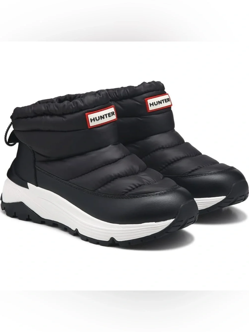 Hunter Annes Insulated Waterproof Winter Snow Boot in Black